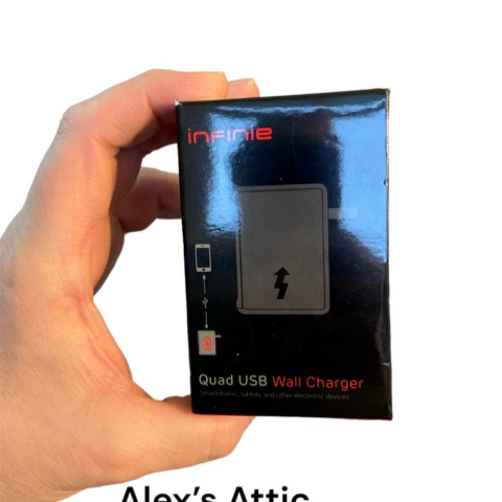 Quad usb wall charger Infinie, For iPhone, Android